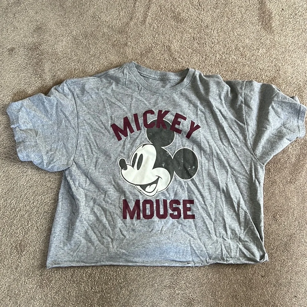 Mickey Mouse cropped T-shirt - Picture 1 of 3
